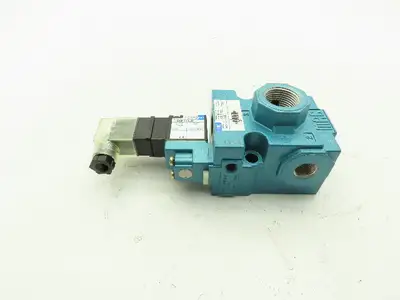 MAC 56C-12-111JD Pneumatic Solenoid 3/2 Spool Valve 120V 3/8" NPT