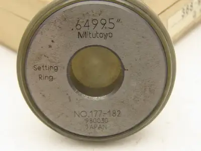 Mitutoyo 368-922 Holtest 3pt Micrometer Bore Gage .5-.65" .65-.8"  Set of 2
