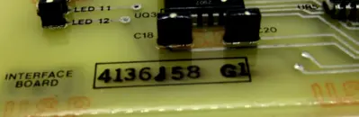 NEW GENERAL ELECTRIC 4136J58-G1 INTERFACE BOARD 4136J38-1 4136J58G1