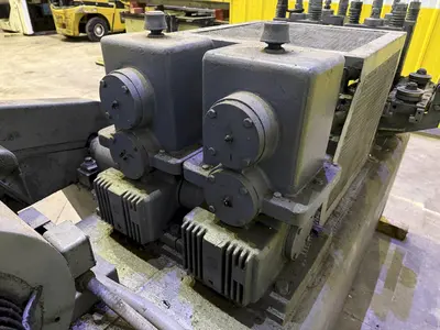 8" WIDE YODER 4-ROLL POWERED COIL FEEDER: YOBRO #24666