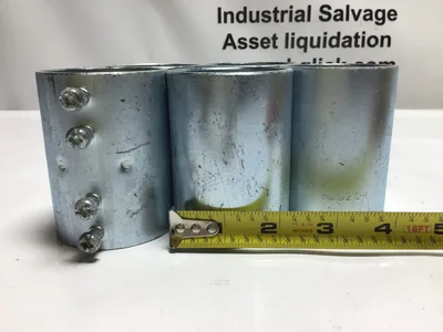 Crouse-Hinds 465 2″ Steel Set Screw Couplings Zinc Plated Lot of 5
