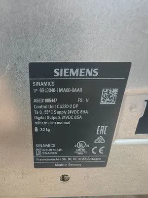 Used SIEMENS 6SL3040-1MA00-0AA0 AC Drive Control Module South Carolina US | ESS Industrial Equipment Sales #1300122