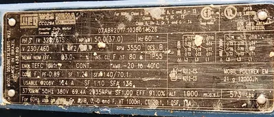 Sharples P5400 sanitary decanter centrifuge, 316/317SS.