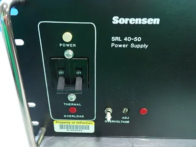 Used SORENSEN SRL4050 AC/DC Power Supplies Ohio US | HGR 24 #941852