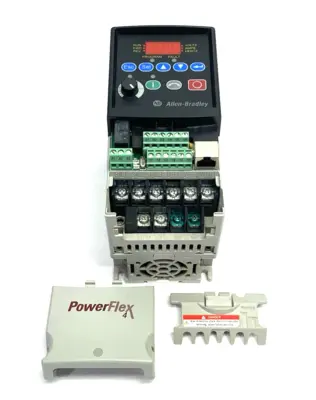 USED ALLEN-BRADLEY SER. A POWERFLEX 4- 0.4 KW (0.5 HP) AC DRIVE