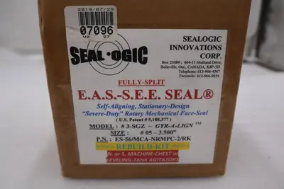 NEW Sealogic Innovations MODEL 3-SGZ SIZE 05-3.500" PN. ES-56/MCA-NRMPC-2/RK KIT