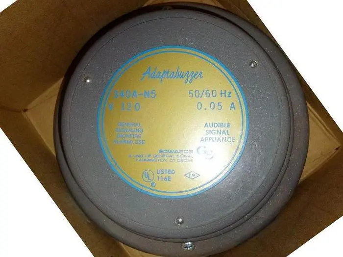 New Edwards Model 340A-N5 Signaling/Vibrating Buzzer