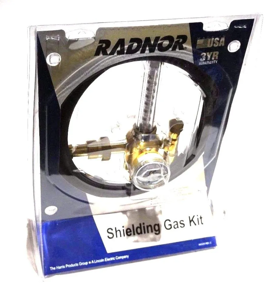 NEW RADNOR 355-AR-58010 SHIELDING GAS KIT FLOWMETER W/ 10" HOSE 355AR58010