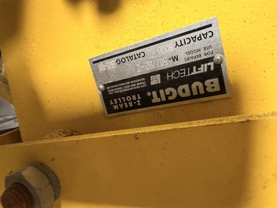 Used BUDGIT 2 TON HOIST Hoists (All Types) Michigan US | Miedema Asset Management Group #1304330