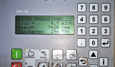 Alfa-Laval CLARA 200 hermetic clarifier module, 316SS.