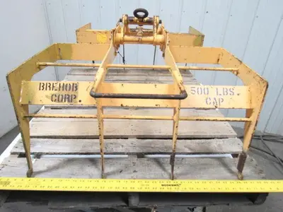 BREHOB 500LB Lift Grappling Hoist Hook Claw 47"x30" Reversed Tongs