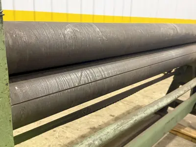 72" X 10 GAUGE BERTSCH MOTORIZED PLATE ROLL 5.5" ROLLS: YOBRO #24744