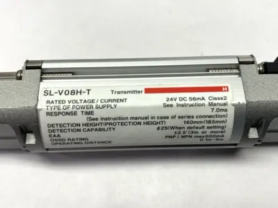 USED KEYENCE SAFETY LIGHT CURTAIN MAIN UNIT TRANSMITTER & RECEIVER