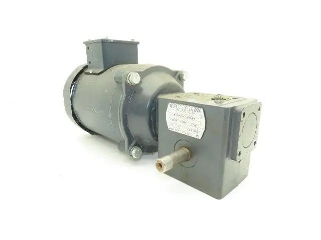 Leeson 101767.00 Gearmotor .25Hp 230/460V 3PH 56C 50:1 Hub City Reducer 35rpm RH