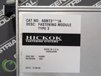 Hickok 60MT3***/A Fastening / Programmed PROMS Module Version 2.8.1 Used