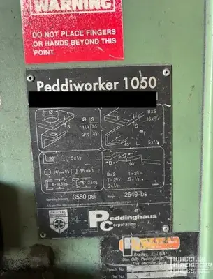 Used PEDDINGHAUS PEDDIWORKER 1050 Ironworkers Arizona US | KD Machinery #1364633