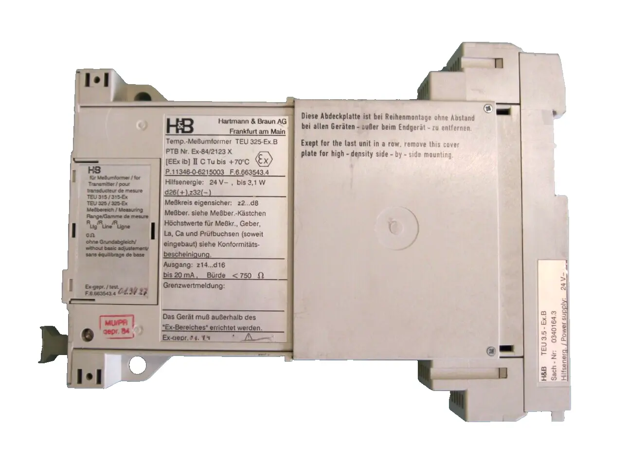 USED Hartmann & Braun TEU 3.5-ExB