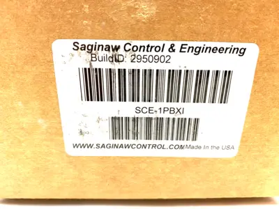 New | in-Stock SAGINAW CONTROL & ENGINEERING PUSHBUTTON ENCLOSURE 4" X 4" Electrical Boxes | Maverick Industrial Sales #1119738