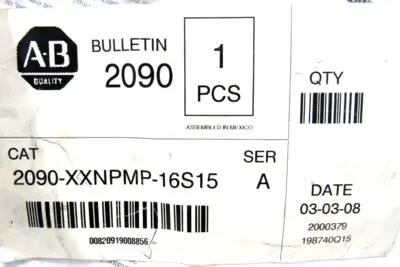 ALLEN BRADLEY 2090-XXNPMP-16S15 CABLE SER.A 2090XXNPMP16S15 NEW SURPLUS