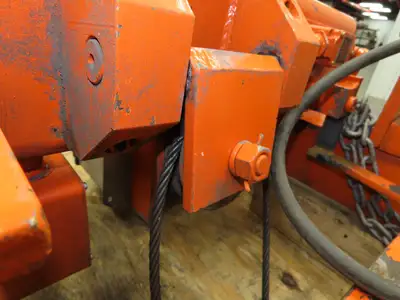 Saturn Engineering 1 1/2 Ton Electric Cable Hoist 15'Lift 20FPM Curved Beam 460V