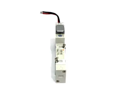 5SY3140-5HD | SMC  Pneumatic Solenoid Valve, DAMAGED PUSH-LOCK, LOT OF 4 - For parts or not working