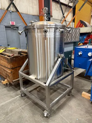 160 Gallon Stainless Steel Pressure Vessel
