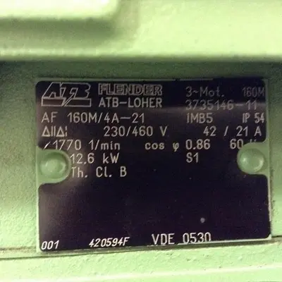 USED ATB FLENDOR AF160M/4A-21