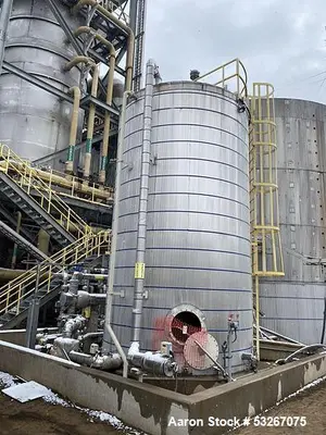 Used Lundberg Carbon Steel Vertical Tank, Approx. 18,000 gallon capacity