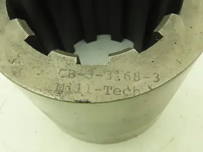 CB-3-3168-3 Spline Coupler Bushing Hub 2-1/4" Bore 10 Tooth 3-1/8" OD 3" Long