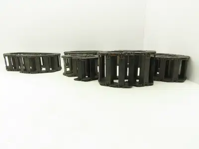 Tsubaki Energy Chain Cable Carrier 15/16 x 3 x 21-42" Mixed Length Lot of 6