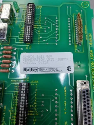 USED Bailey NTMF01 infi 90 Termination Unit, (NMFC0_), 24VDC, 0.25A