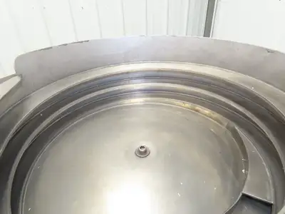 18" Vibratory Bowl Parts Feeder 115V Magnetic Coil Stainless 7/8" Wide Product