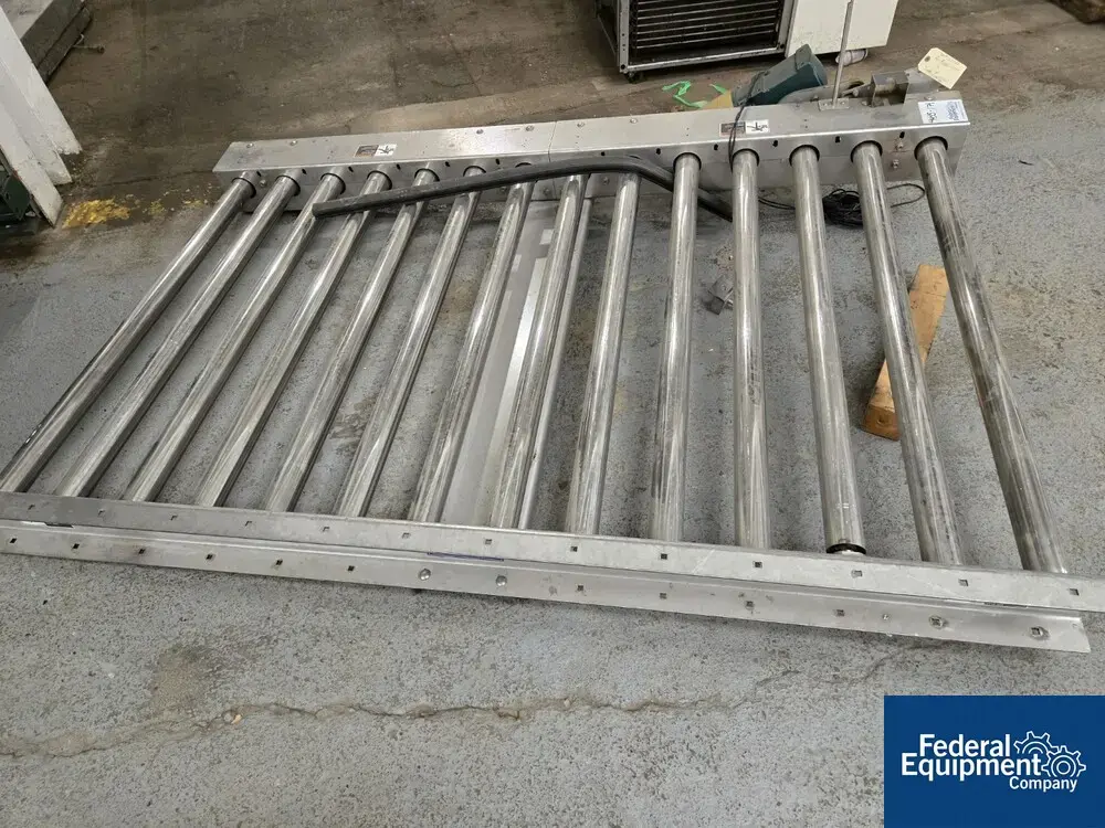 N/A 47" x 84" Roller Pallet Conveyor