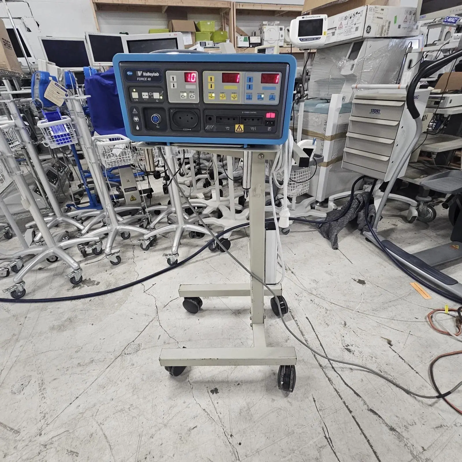Used Valley Lab PFIZER VALLEYLAB FORCE 40S-20 Electrosurgical / Cautery Texas US | PT Medical Technologies #1458758