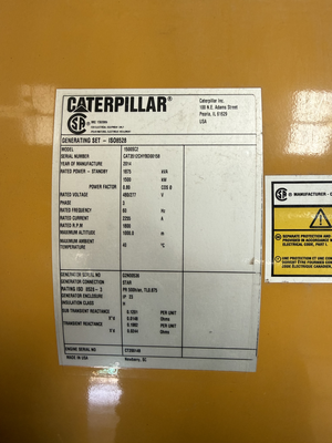 Used 2014 CAT 1500SC2 Diesel Generators Texas US | Oil The Woodlands Group #1500735