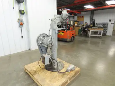 Chicago Rivet & Machine Riveter Self Feed 10" Throat 115V 1/8" Touch-O-Matic