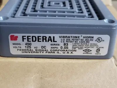 NEW FEDERAL SIGNAL CORPORATION 450-125-30