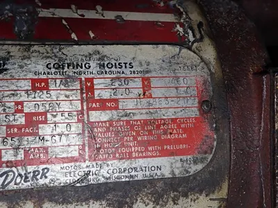 Coffing 2 Ton Electric Chain Hoist