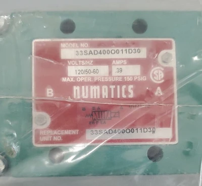 NEW Numatics 33SAD400O011D30