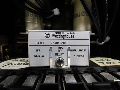 Westinghouse 774B472A12 Type AR Relay 125VDC Instruction Leaflet 41-759.3 Used