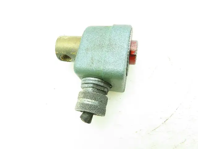 Asco 80836H 120V AC Brass Solenoid Valve Normally Closed 1/4" Pipe Size