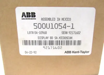 NEW ABB 500U1054-1 DISPLAY BOARD 500U10541