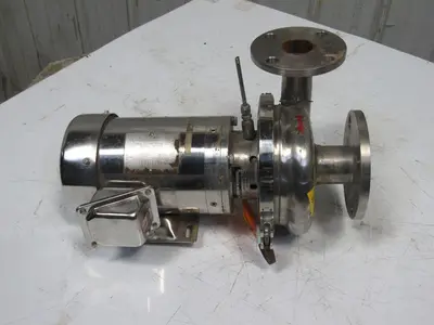 Sterling XBY154PJA 2-1/2" x 2" 1-1/2Hp 208-230/460V Sanitary Centrifugal SS Pump