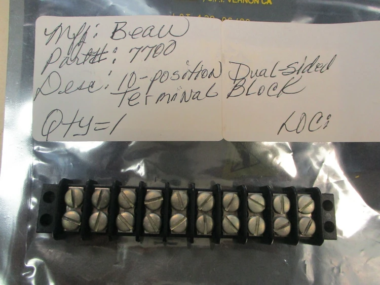 Used Beau 7700 Terminal Blocks Arizona US | ASSET CONVERSION SPECIALISTS, INC. #311201