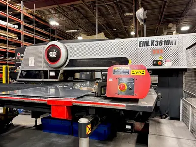 Used 2015 AMADA EMLK 3610NT Laser Combo Punches Illinois US | Machine Factory Outlet #1262814