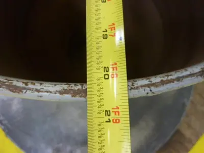 USED METAL FABRICATOR HOPPER321