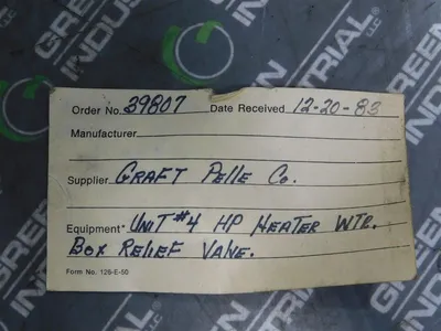 Crosby Valve & Gage Co. JMB-T A Relief Valve Size 3/4 X 1 Set 2600 psig New