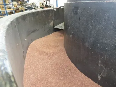 Vibratory Deburring Shaker Small Parts Polishing Tumbler 58" Bowl Sand Media