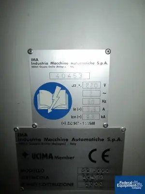 USED IMA IMA Matic 90F Capsule Filler