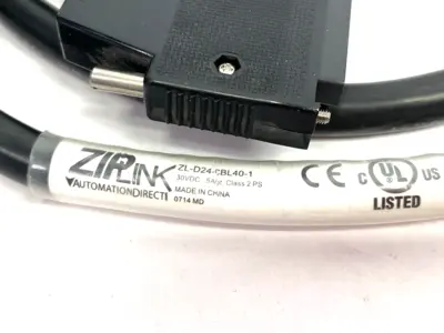 USED AUTOMATIONDIRECT ZIPLINK PLC I/O CABLE 40-PIN TO 40-PIN